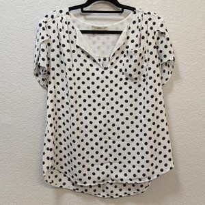 1 HAWTHORN Carol Tulip Detail Blouse, XL